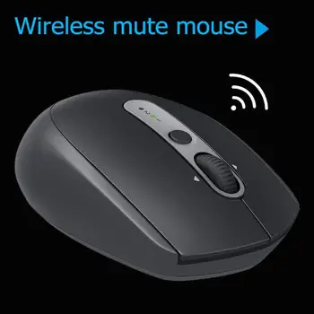 

Logitech M590 Wireless Mute Bluetooth Mouse Optical Silent Computer Mice Adjustable Portable For Officer Computer PC Laptop