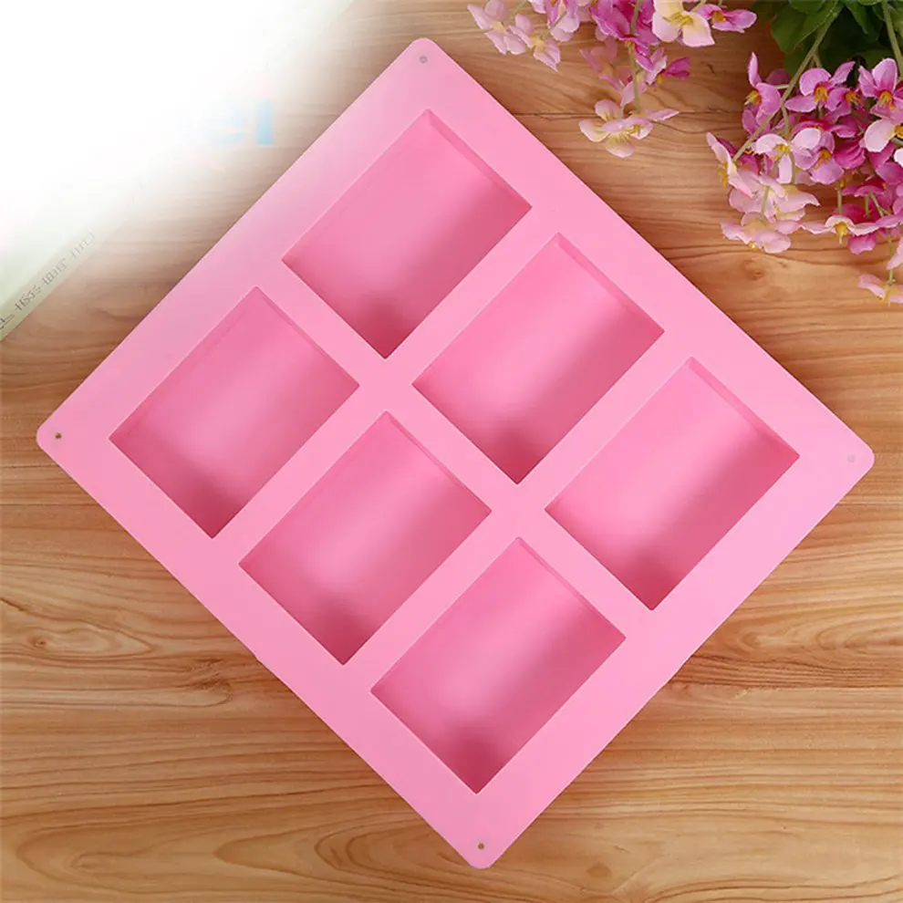 Silicone Bakeware Mold Chocolate Molds Creative 6 Grids Cake Molds