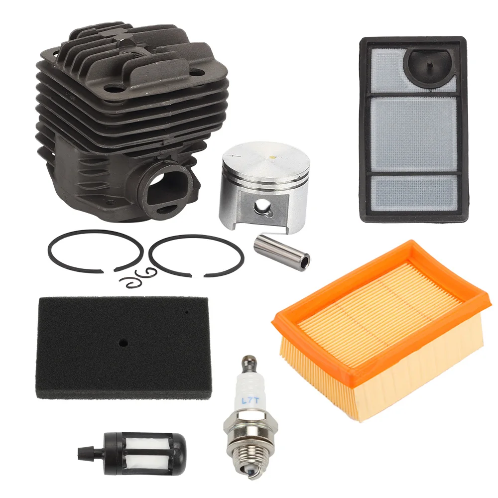 Chainsaw Parts For Stihl TS400 TS 400 Replace 49mm Cylinder Piston Rings Rebuild Kit CutoffSaw Air Filter | Инструменты