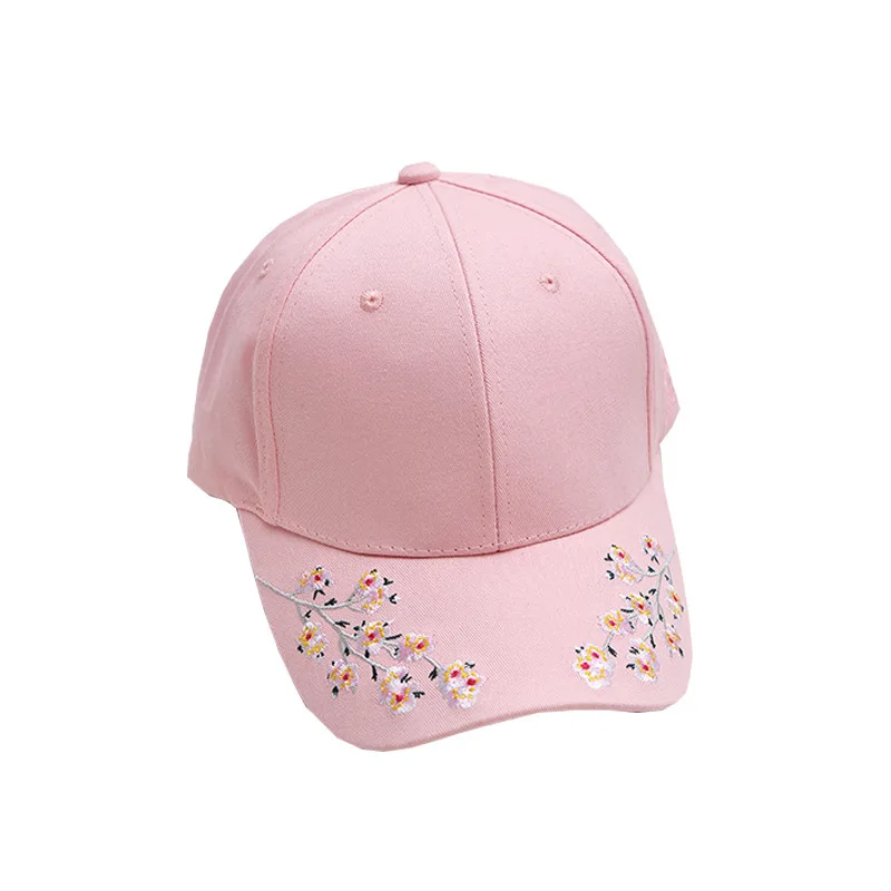 

Restore Ancient Ways Wind Plum Blossom Embroidery Peaked Cap New Pattern Flower Baseball Hat Leisure Time Women men Hats