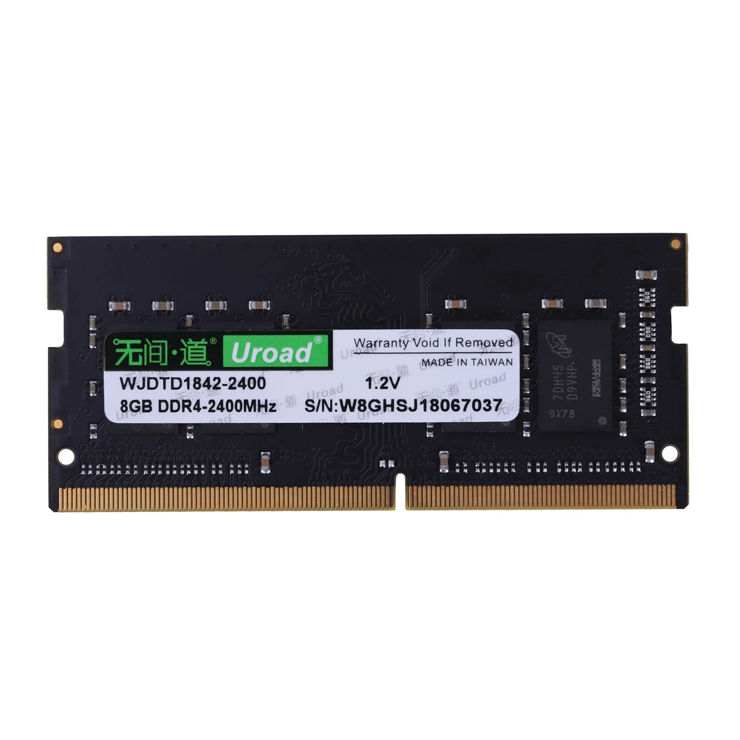 Uroad Uroad DDR4 2400 ميجا هرتز Ram Sodimm محمول الذاكرة دعم ميموريال 1.2 فولت DDR4 دفتر