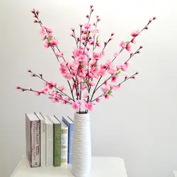 5 цветов доступны 90 cmlength искусственный цветок сливы шелк для дома стрельба реквизит свадебные сцены офисные оформление балкона