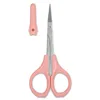 New Curved Multifunctional Eyebrow Trimmer Scissors Curved Stainless Steel Scissors Eyebrow Beauty Makeup Tool with Sharp Head 2