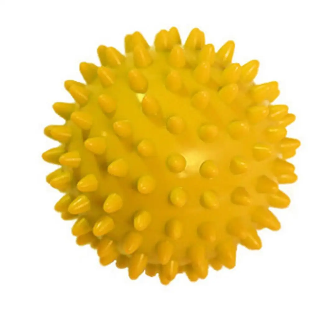 1 шт. 8 см прочный ПВХ Spiky Йога массажный мяч триггер точка для спорта фитнеса рук