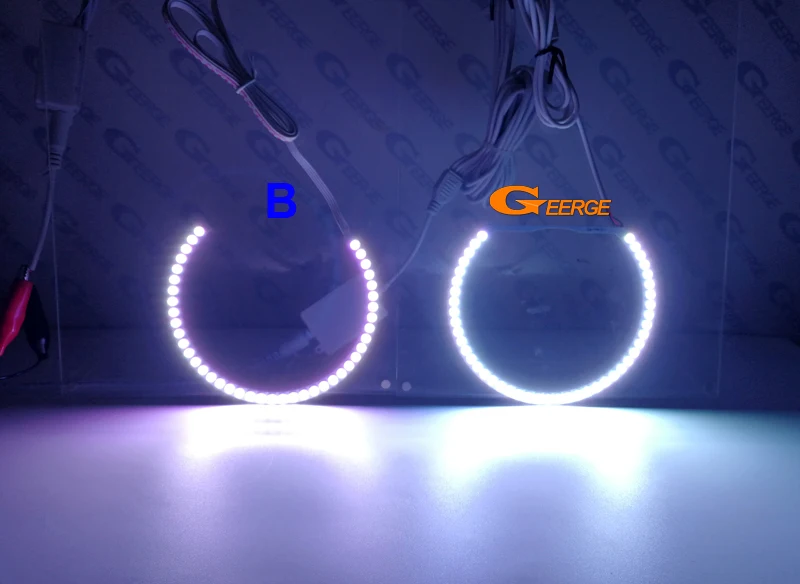Светодиодный светильник Geerge 2 x RGB с ангельскими глазками многоцветные Сверхяркие
