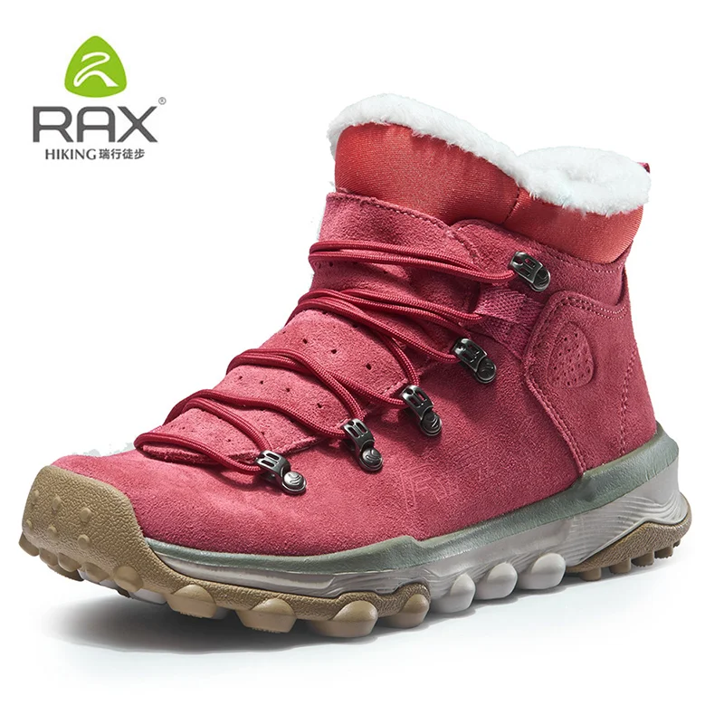 

RAX Outdoor Snow Boots Women Men Anti-slip Hiking Boots Trekking Shoes Lightweight Outdoor Sports Sneakers for Men Women