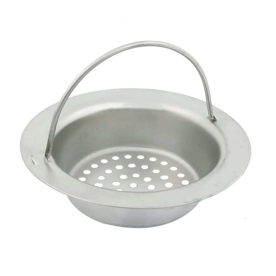 Mesh Basket Design Floor Sink Drainer Strainer w Handle 3.1 Inch Dia |