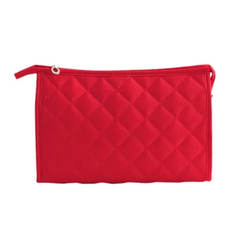 

Women Zipper Closure Small Cosmetic Case Makeup Bag