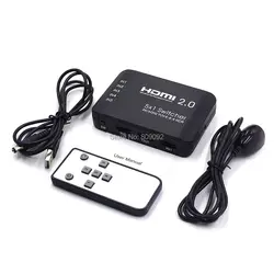 4K @ 60Hz HDMI коммутатора коммутатор 3/5 в 1 из Ultra HD HDMI 2,0 HDCP 2,2 Switcher коробка с ИК Управление для PS4 ТВ HD ТВ