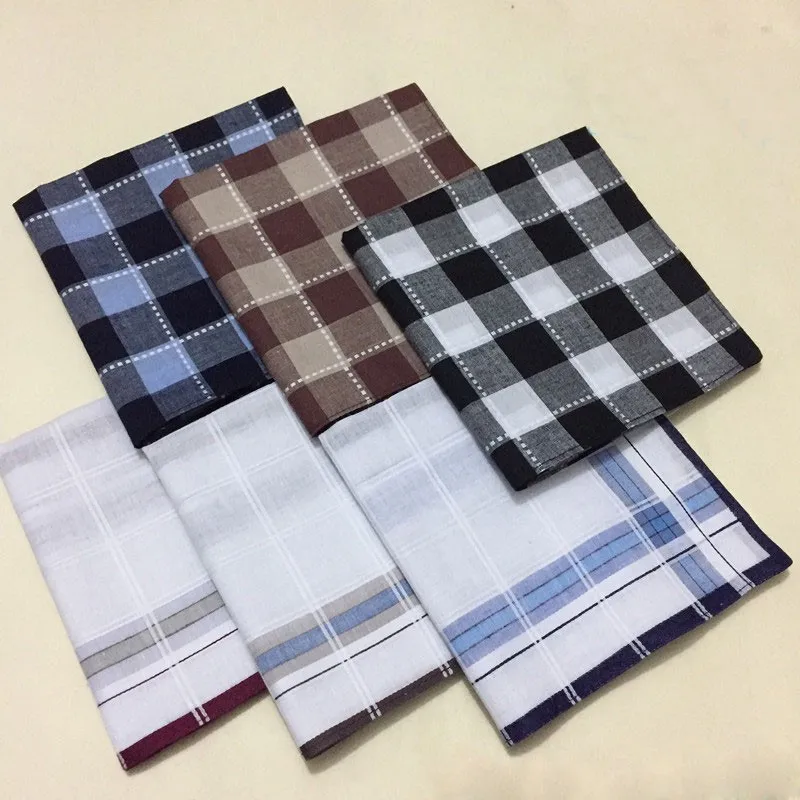 43x43cm Fancy Fashion Square Suit Hankie Cotton Multi-Pattern Casual Men's Handkerchief