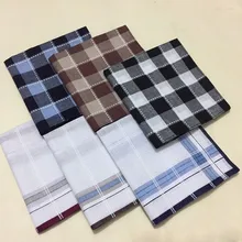 43x43cm Fancy Fashion Square Suit Hankie Cotton Multi-Pattern Casual Men's Handkerchief