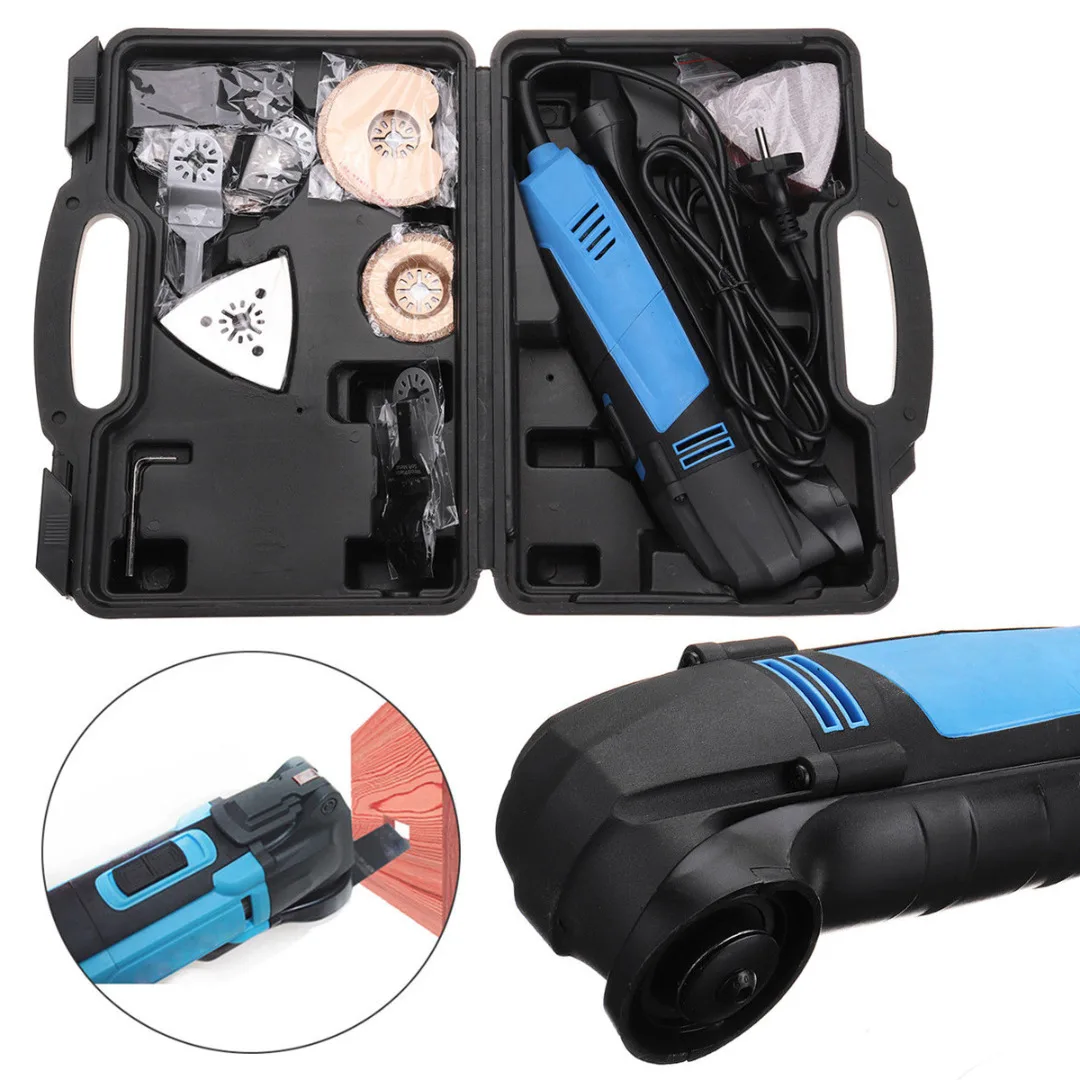 

Mayitr 220V Multipurpose Electric Trimmer Power Tool DIY Multifunctional Saw Wooden Power Tool Set