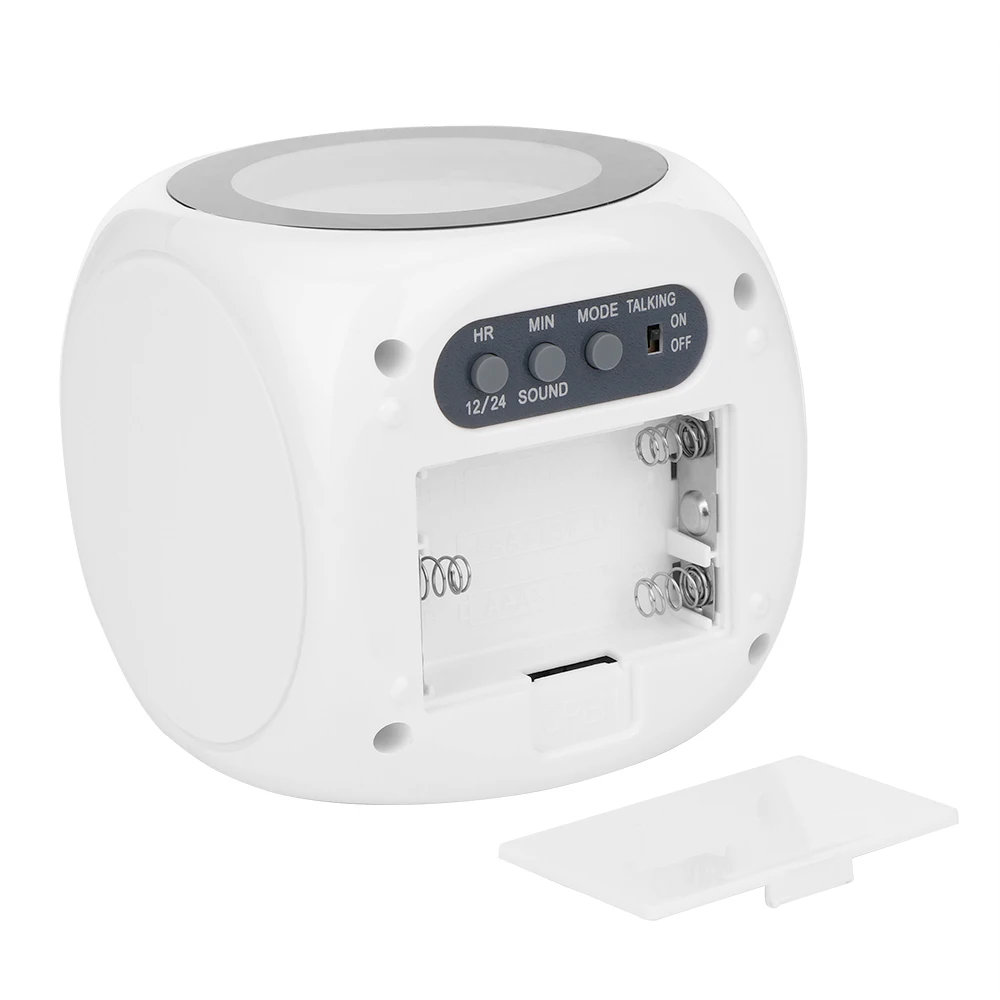 ЖК проекционные часы электронные настольные цифровые Nixie без радио проектора