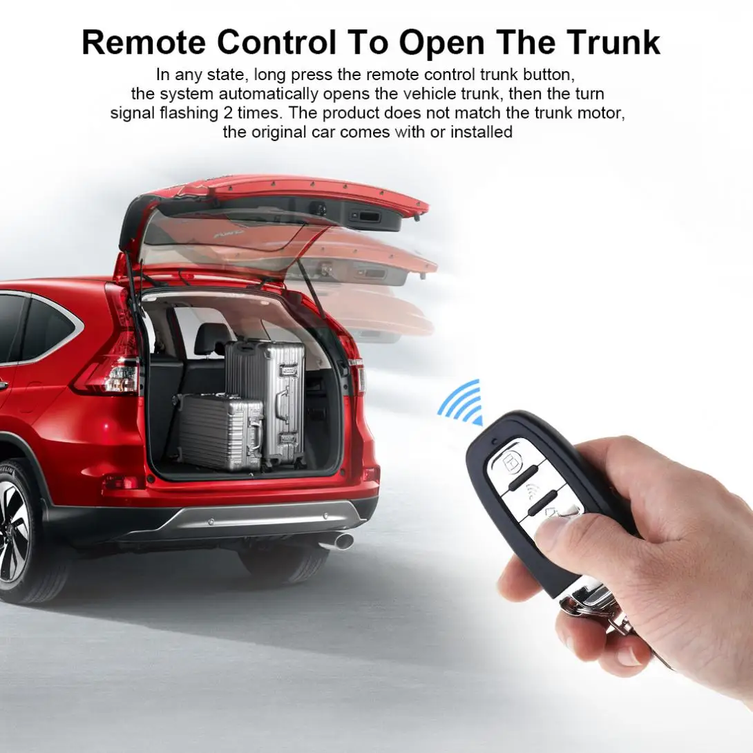 CARCHET 12V Smartphone Remote Start Stop Engine Initiating System Car Smart Alarm Keyless Entry Aut