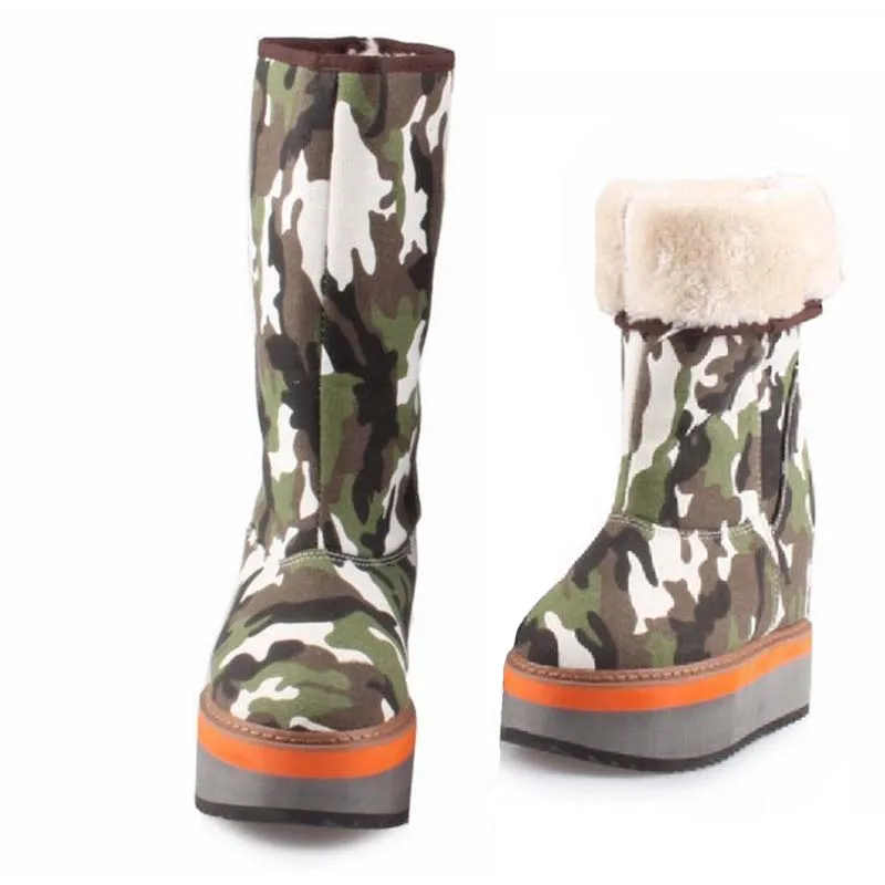 womens camo winter boots