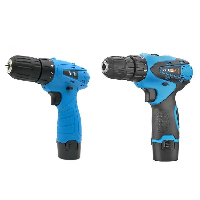 

200*190*45mm/7.87*7.48*1.77" ABS alloy 950g 12V Lithium Electric Charging Drill Household Electric Screwdriver w/Lamp
