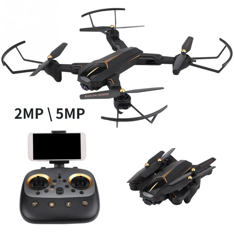Складной Дрон VISUO XS812 GPS Wi Fi 2 МП/5 МП HD камера светодиодный светильник 4 ГГц канала
