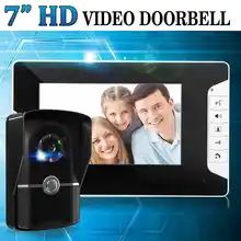 7 "проводной видео телефон двери системы визуальный домофон дверные звонки с мониторы + 1 * 700TVL Открытый камера для дома наблюдения