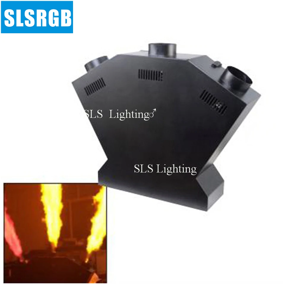 

3 Head Dmx Fire Machine Stage Flame Projector DMX 512 Equipment Fire Machine For Stage Lighting