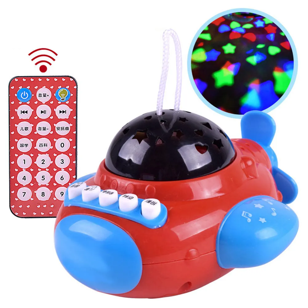 

Sleep Comfort Remote Control Small Plane Projection Story Machine Children Puzzle Educational Toys YJS Dropship
