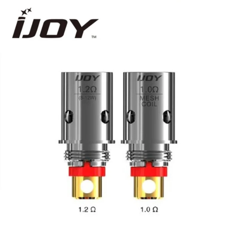 Оригинал 5 шт. катушка IJOY Mercury с 1 0ом сеточная катушка/1 2 Ом Обычная для vape Kit вейпа |