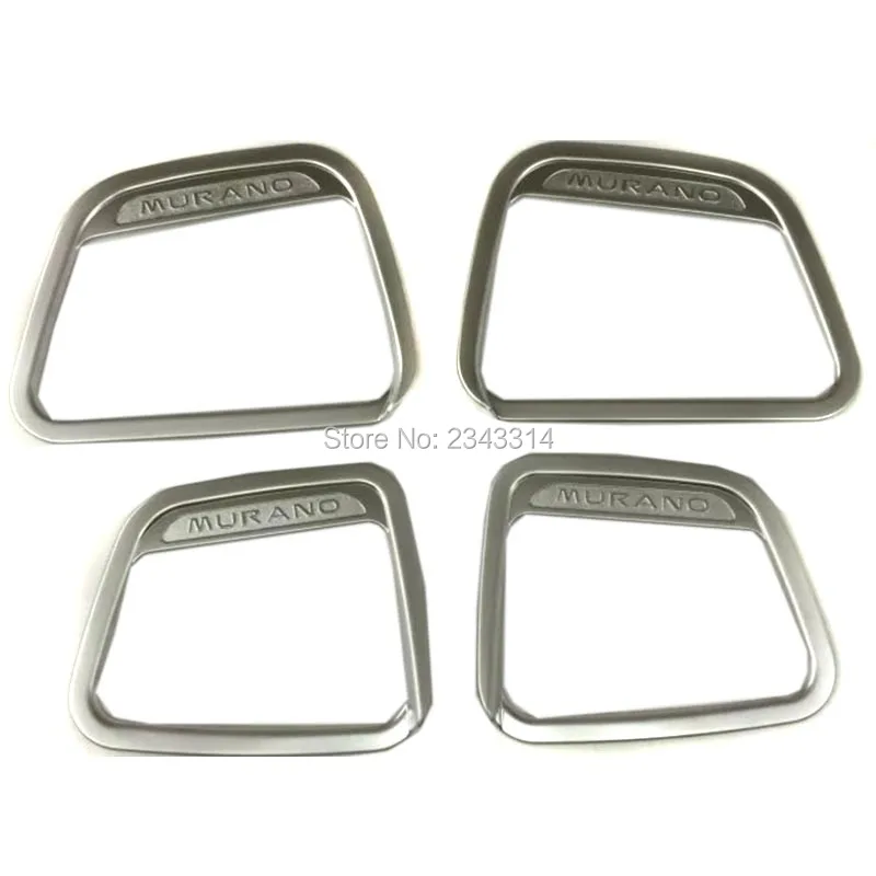

For Nissan Murano Z52 2015-2019 ABS Door Stereo Speaker Ring Frame Cover Interior Audio Protector Cover Sticker Car Accessories