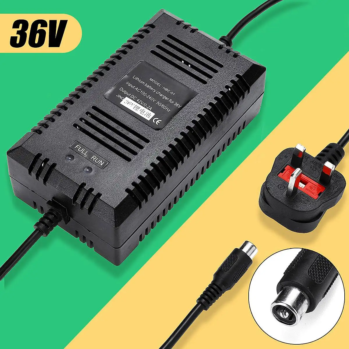 42V 2A Output Voltage 36V Lithium Battery Charger 100 240 AC Lithium Li