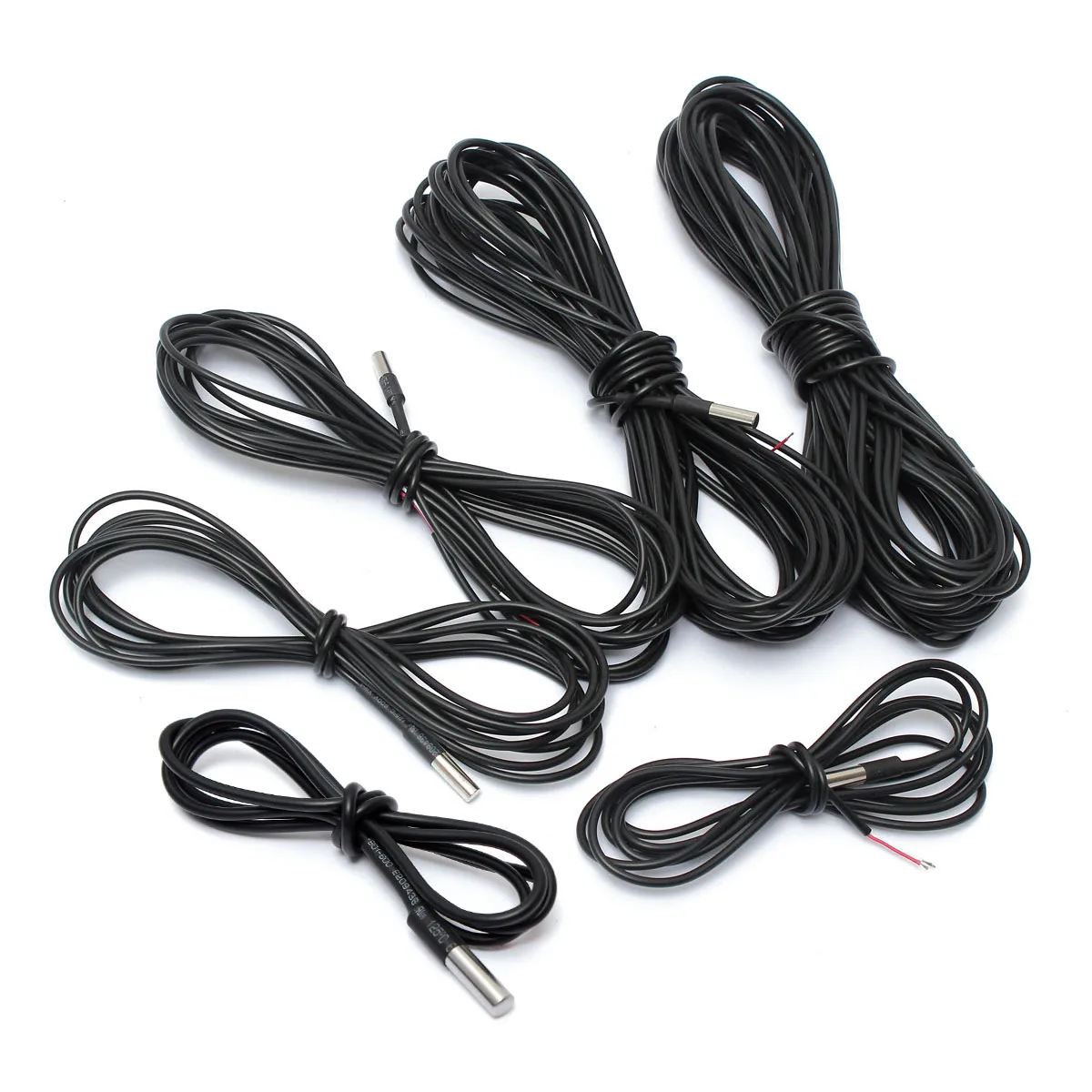 

2 Wires Cables Digital Temperature Sensor Probe DS18B20 Thermometer Thermal New