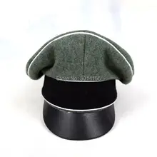 Реплика WW2 немецкая армия полевые маршалы генералы офицеры дробилка полевая шапка с козырьком, Кепка