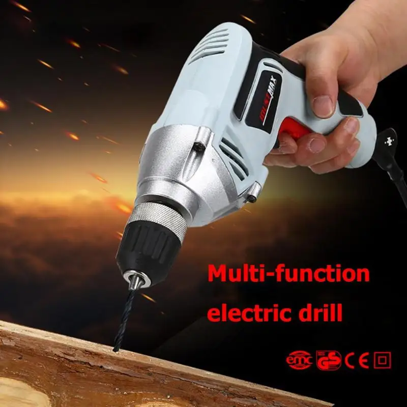 

Multifunction Torque Adjustment Driver 550W Electric Drill Screwdriver Household Tools EU Plug