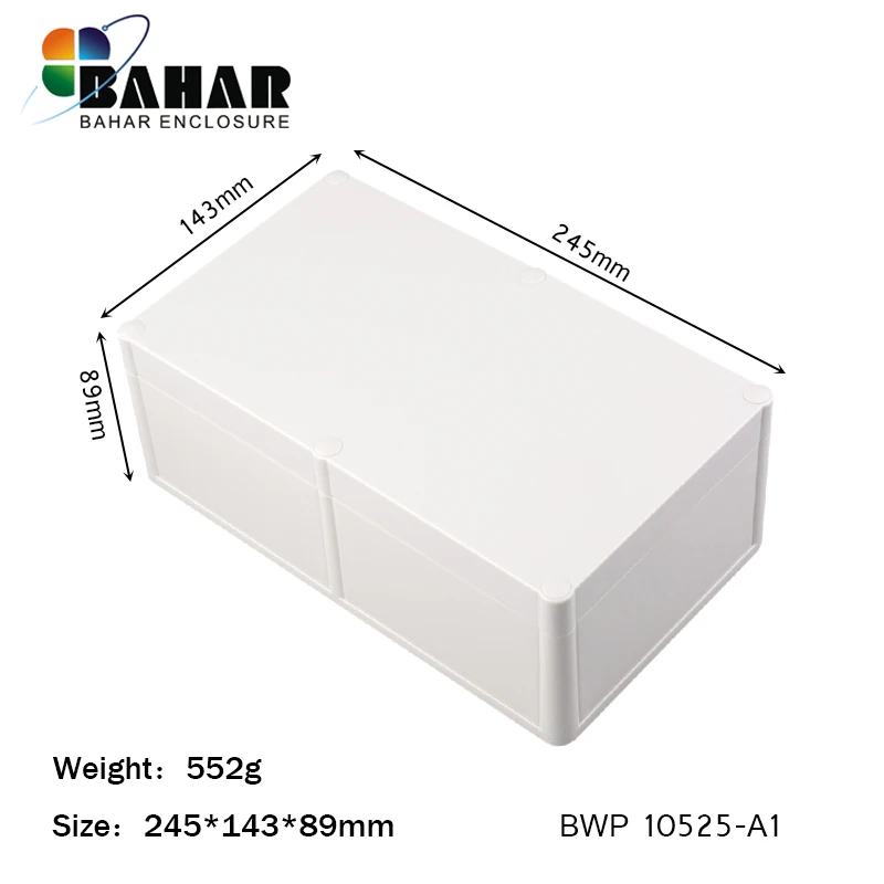 

plastic enclosure diy Power supply project box Waterproof junction box clear housing for electronics circuit board 245*143*89mm