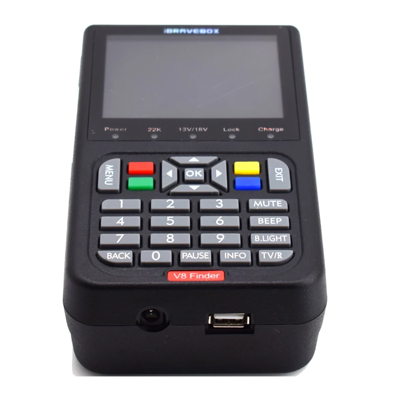 Ibravebox V8 Finder Hd Dvb S2 Цифровой спутниковый высокой четкости Sat счетчик Satfinder 1080P (Uk