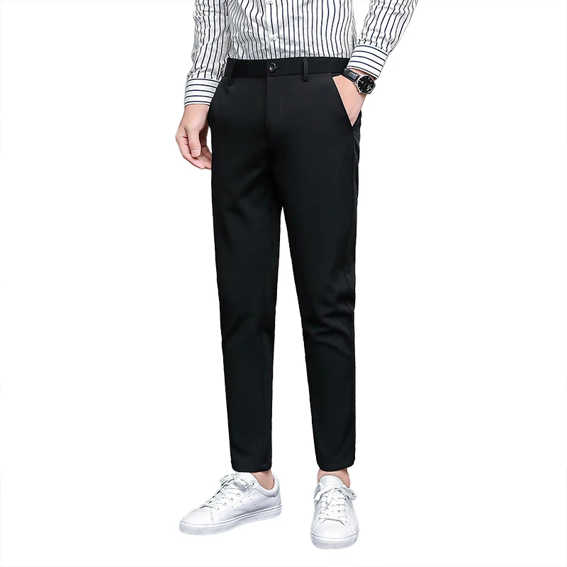 Men's Trousers Spring New Youth Fashion Nine Pants Trousers Slim Feet Youth Suit Pants Personality Youth Casual Men's Clothing Men's Trousers Spring New Youth Fashion Nine Pants Trousers Slim Feet Youth Suit Pants Personality Youth Casual Men's Clothing