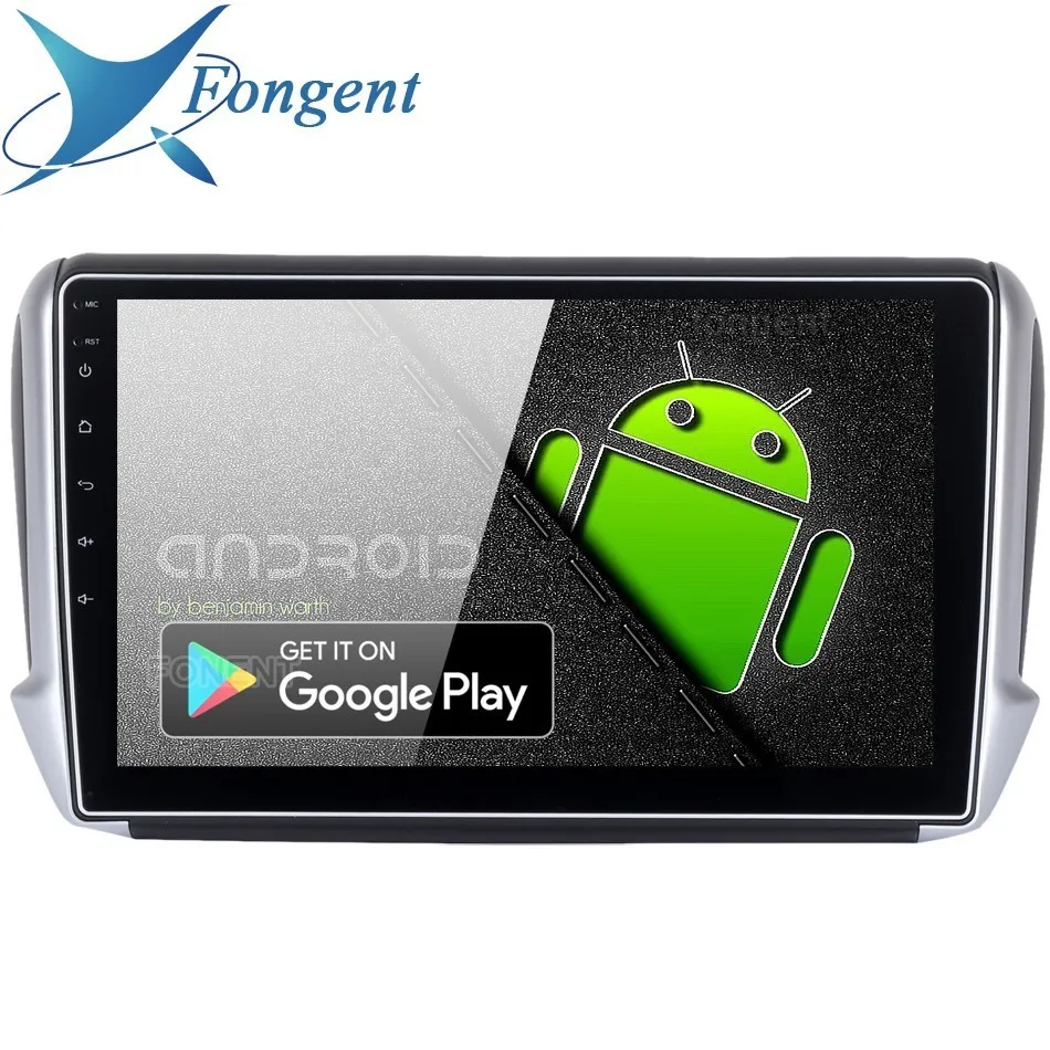 

10.2" Android 9.0 Car GPS Player for Peugeot 208&2008 2012 2013 2014 2015 2016 PX6 Octa Core 64GB Auto Radio Multimedia GPS NAVI