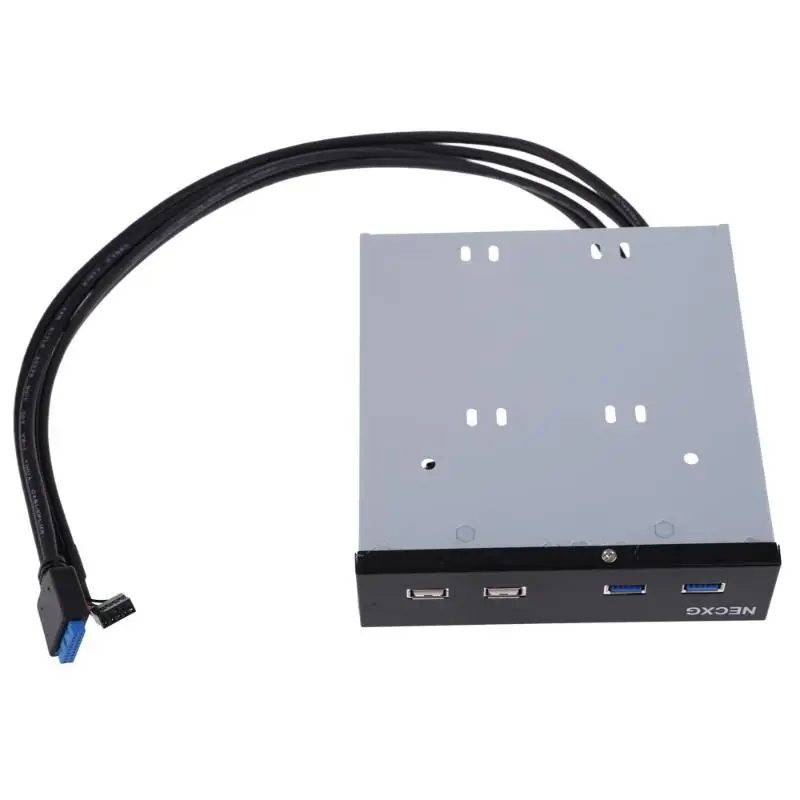 Оригинальный 2 портовый USB 3 0 + 5 25 дюймовый гибкий отсек Передняя панель кронштейн