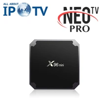 Originele X96 Mini IPTV Set Top Box Neo Pro IPTV Arabisch Frans X96mini Smart Tv Box(China)