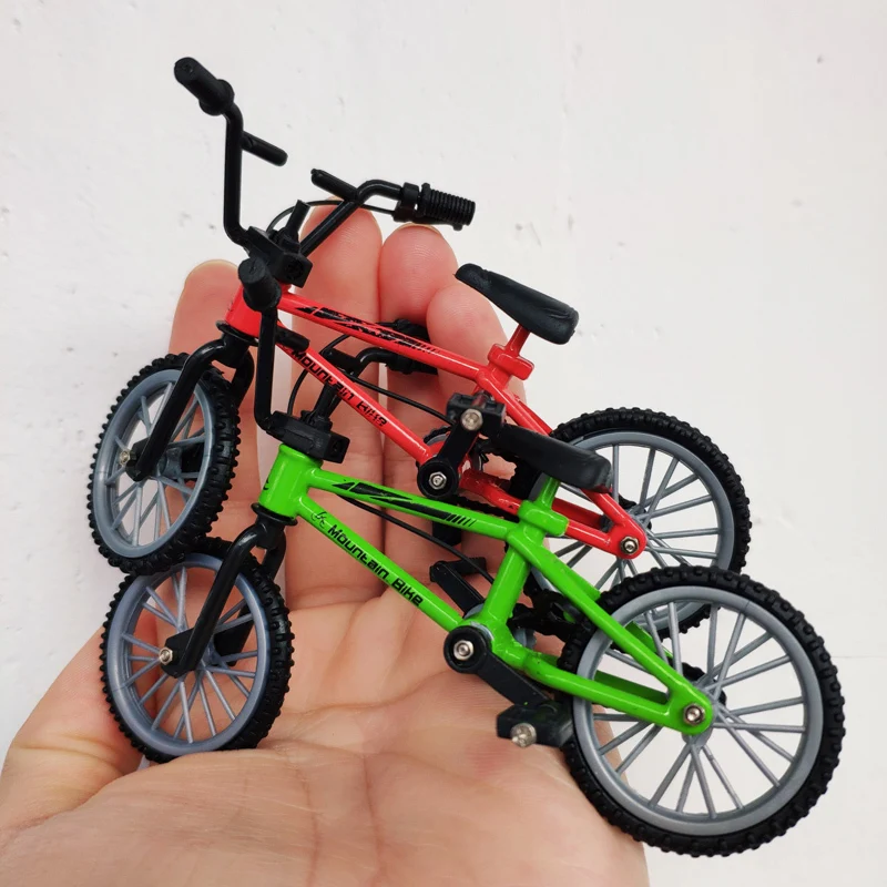 Мини-палец набор фанаты велосипедов игрушка сплав палец функциональный детский велосипед палец велосипед горный велосипед дисплей фигурка игрушки подарок