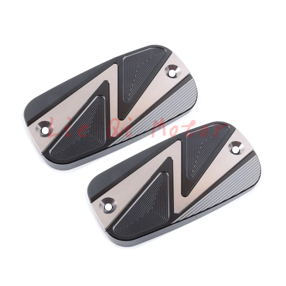 Motorcycle Front Rear Brake Pump Fluid Reservoir Cover Cap For Honda