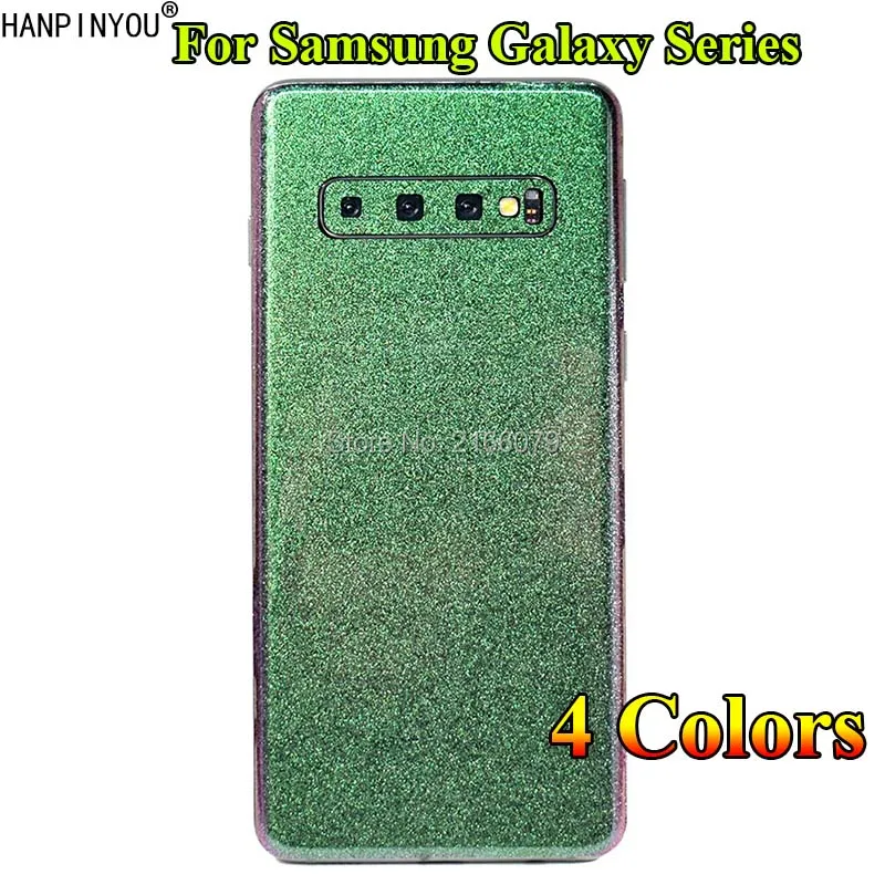 

For Samsung Galaxy S10 S9 S8 Plus S10e Note 9 8 Full Back Gradient Glitter Cover Bling Diamond Protect Skin Decal Sticker Film