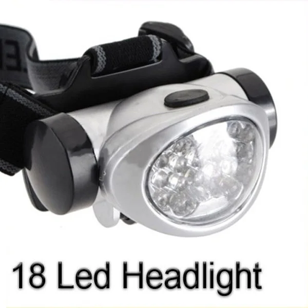 

4 Mode LED HeadLamp Head Light Torch 18 Lamp Flashlight For Hiking Camping Fishing Outdoors Activities