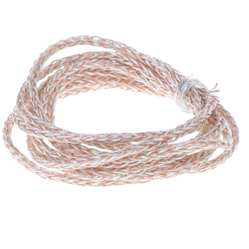 

8 Strands 56-Core 7N OCC Copper Wire Upgrade Cable 2m HiFi Stereo DIY For Headphone/Earphone Headset System OCC Upgrade Cable