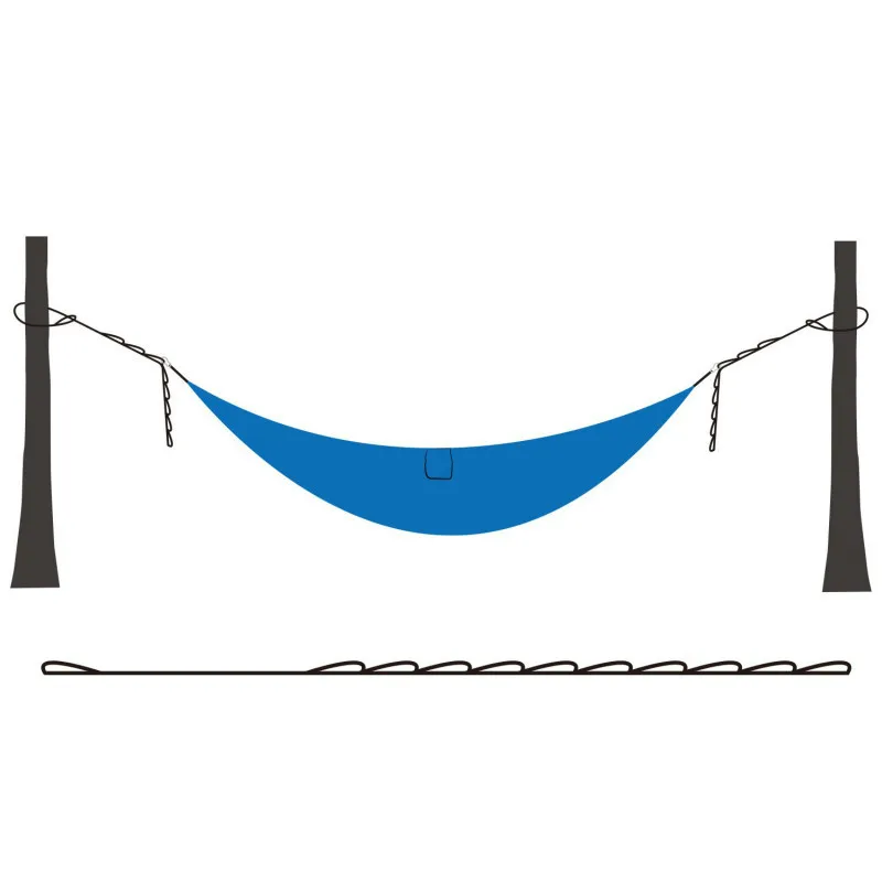 Outdoors Camping Hammock Straps Garden Swing Blets Tree Rope Hamak Blue Orange White