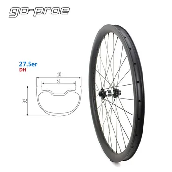 

Go-proe 27.5er/650B Plus Mountain Bike Wheel DT SWISS 350 Series Carbon MTB Wheelset Tubeless For Mountain Downhill Cycling