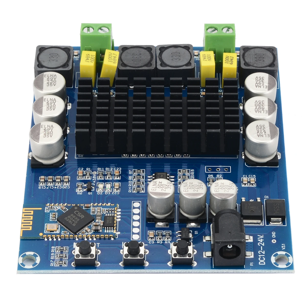 TPA3116D2 bluetooth 4 0 аудио приемник Цифровой усилитель плата 120Wx2 двойной трек стерео
