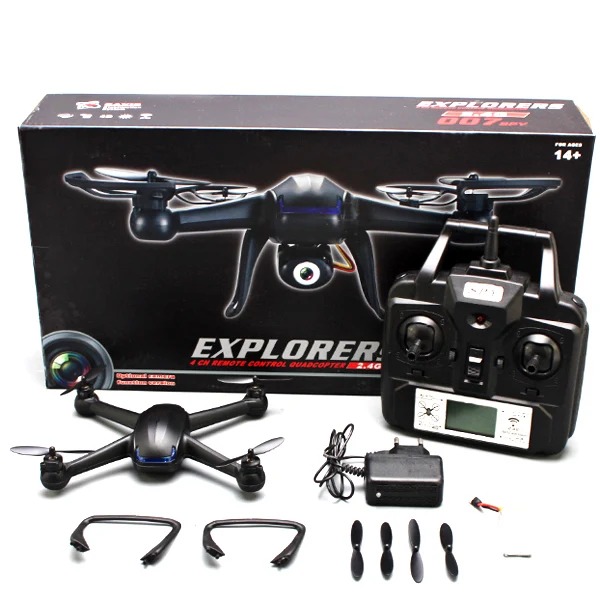 

Clearance RC Drone With 2.0MP HD Camera 2.4G 4CH Explorer LCD RC Quadcopter 6 Axis Gyro UFO Drone RC Helicopter Kids Toys Gift