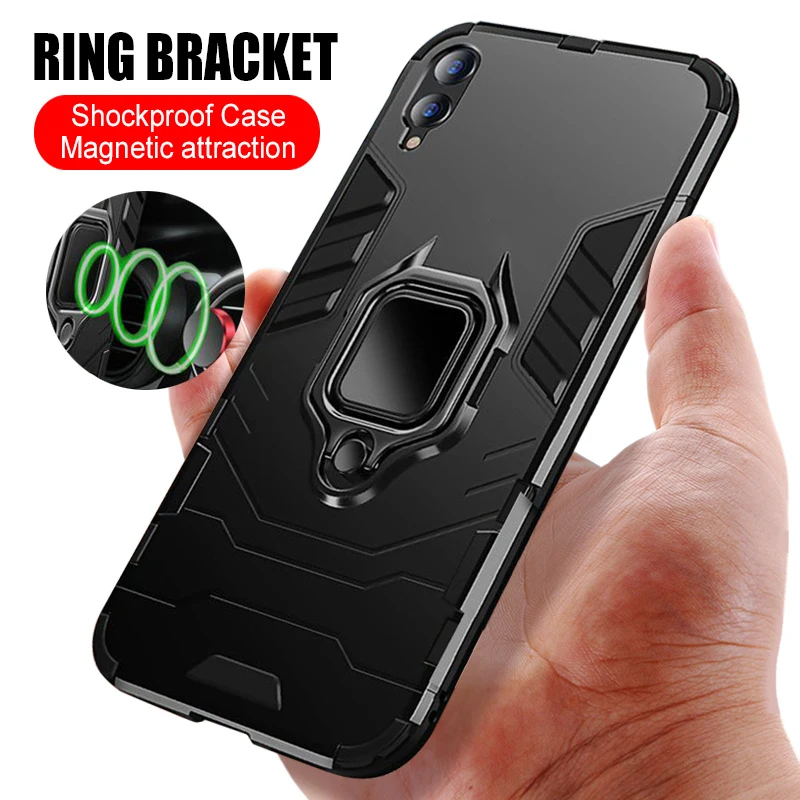 Противоударный защитный чехол для iPhone XS Max XR X 6 6S 7 8 Plus 5 SE с магнитной подставкой и