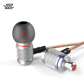 

KZ ED/EDR2 In-Ear Earphone Silver Aviation Aluminum Alloy Metal Earbuds Comfortable Ear Cap 3D Stereo Bass Hifi Fever Earphones