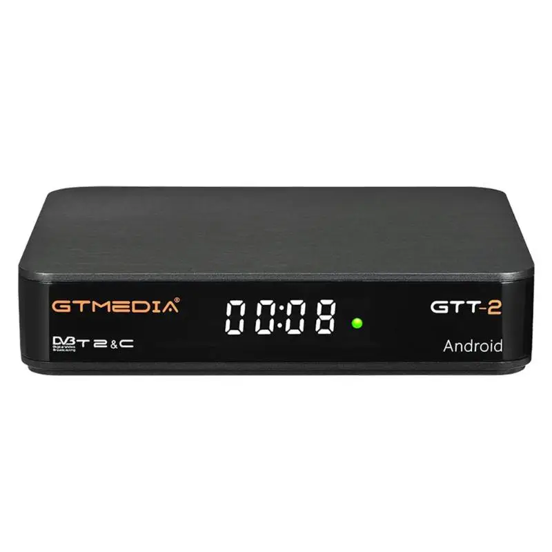 

GTMEDIA GTT2 Smart TV BOX DVB-t/T2/Cable H.265 2G 8G Android 6.0 Built in WiFi for Google Cast Smart TV Media Player Set-top Box