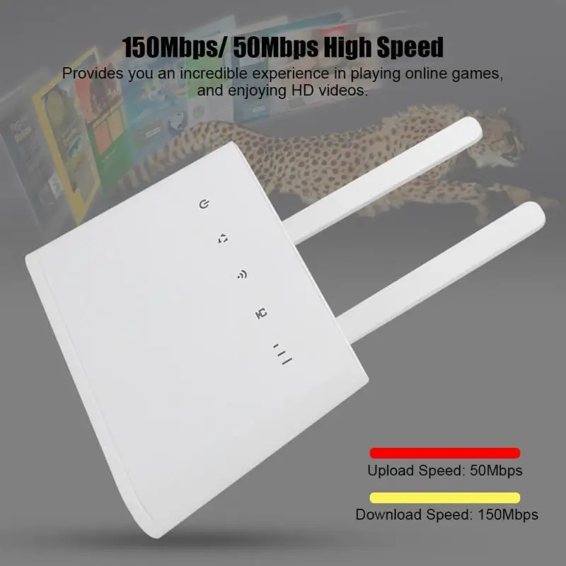 

4G LTE WIFI CPE WIFI Wireless Router 150Mbps 32 Multi-Users WIFI Repeater with Antennas