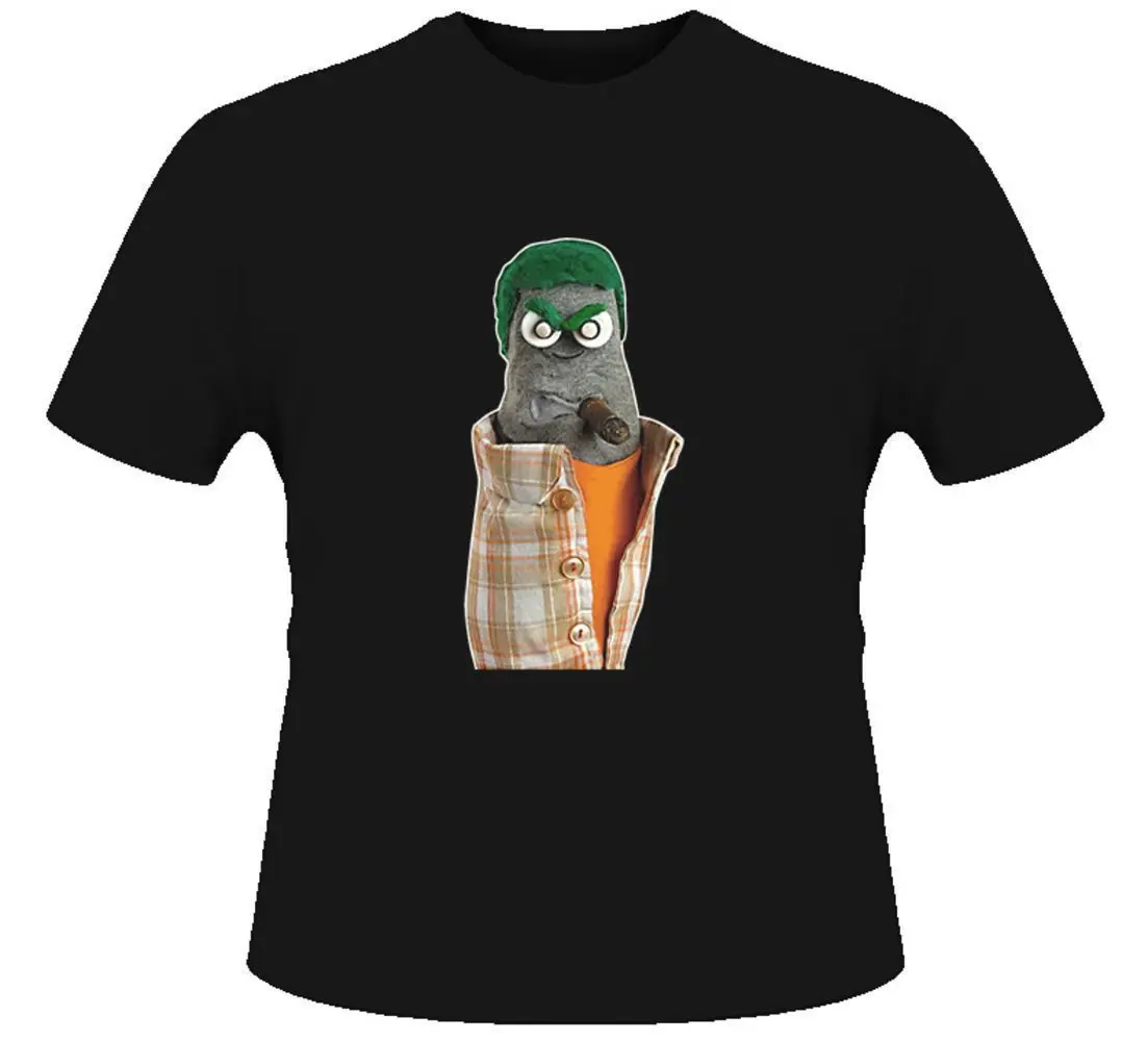 

Ed The Sock Puppet T Shirt Casual T-Shirt Male Short Sleeve Pattern Male Battery Funny Cotton Tops Homme High Quality
